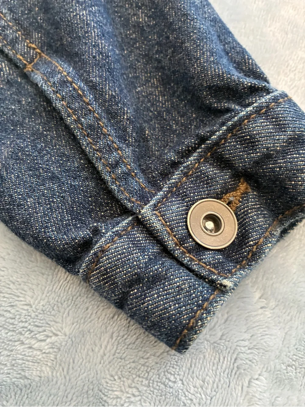 The Children's Place Dark Blue Denim Jacket with Button Front